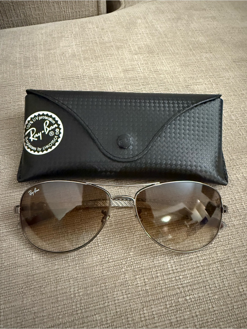 Ray-Ban Sunglasses with Brown Gradient Lenses